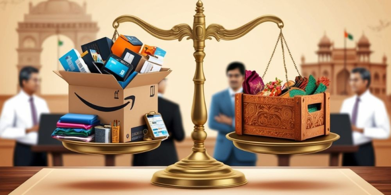 Legal Battle Erupts Over Amazon's Antitrust Investigation in India image